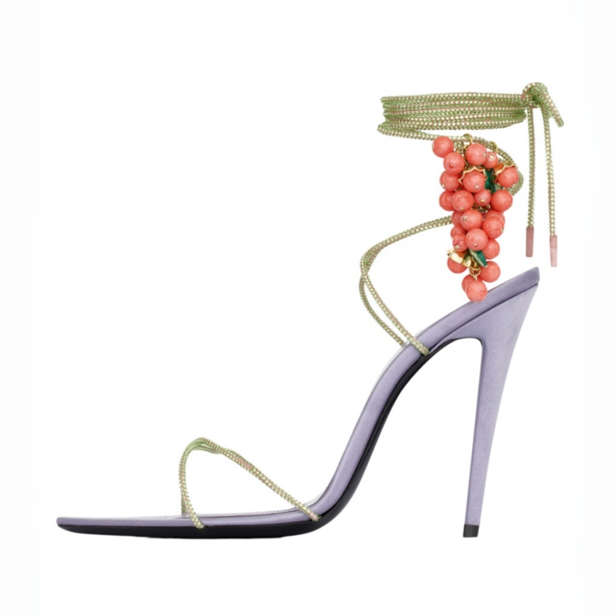 Women's 3D Fruit Embellished R - Guipure Lace Panel ulasan dan harga