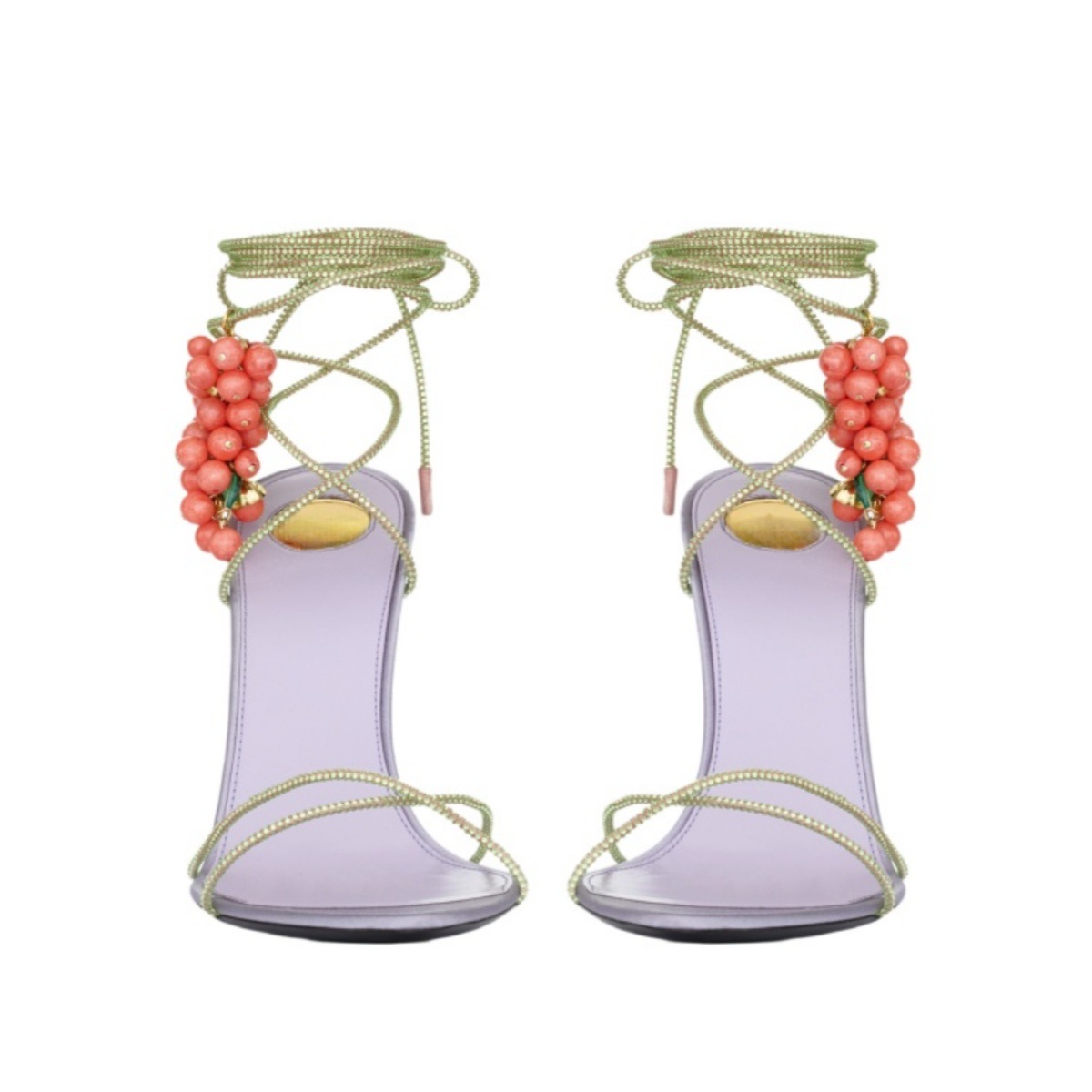 Women's 3D Fruit Embellished R - Guipure Lace Panel ulasan dan harga