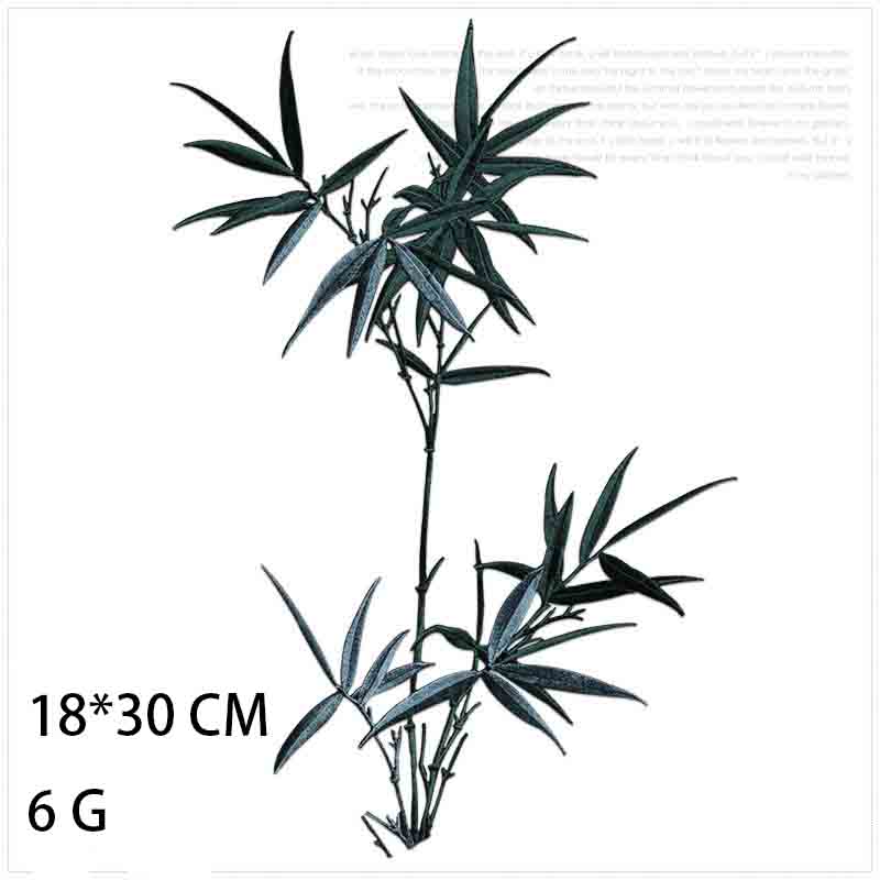 1 Piece Chinese Bamboo Iron on - Applique Patch Flower ulasan dan harga