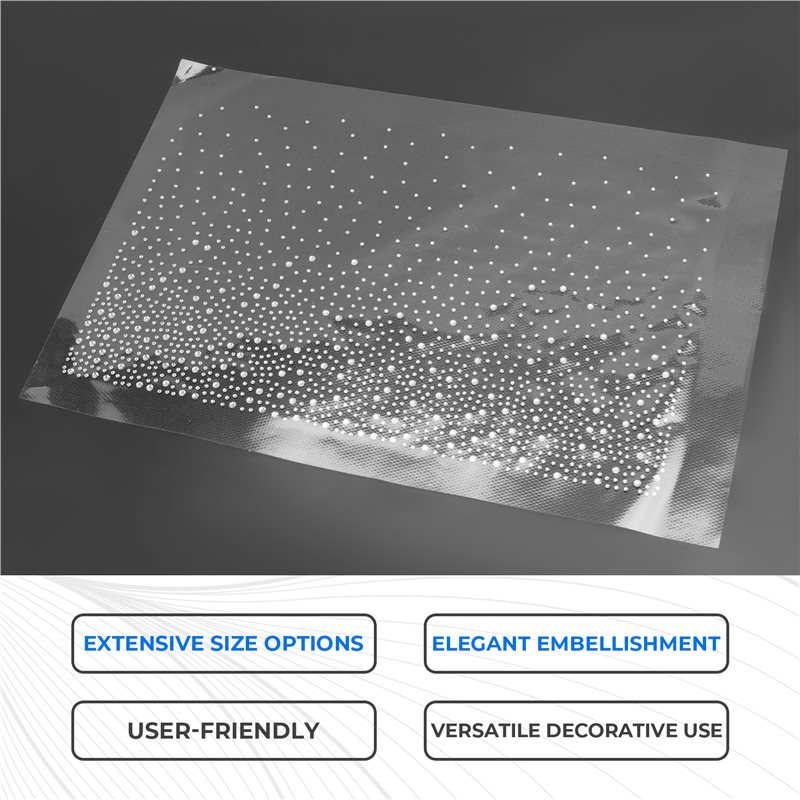 AT02-Glitter Hotfix Rhinestone - Hotfix Rhinestone Sheet ulasan dan harga