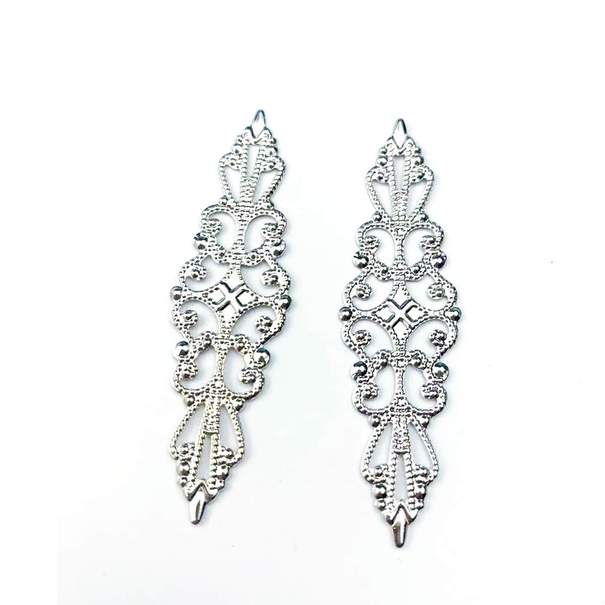 200PCS Hollow Rhombus Charm Fi - Craft Embellishments ulasan dan harga