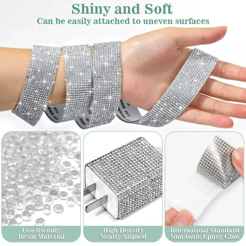 Self Adhesive Sticker Rhinesto - Hotfix Rhinestone Sheet ulasan dan harga