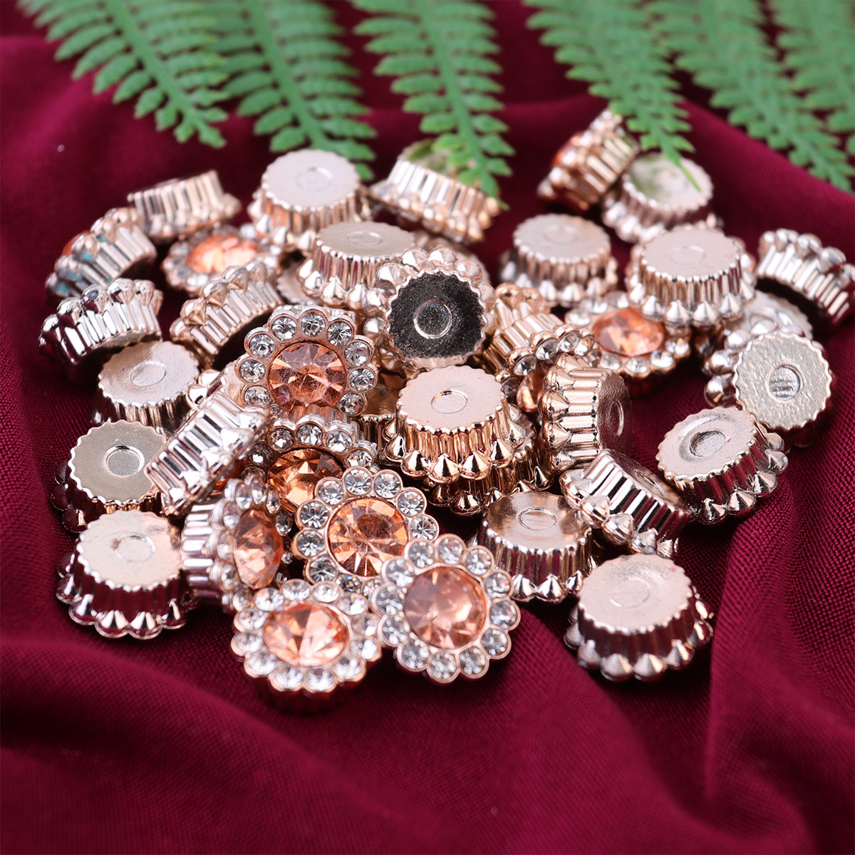 50Pcs Pearl Flower Accessory D - Embellishment Glue Craft ulasan dan harga