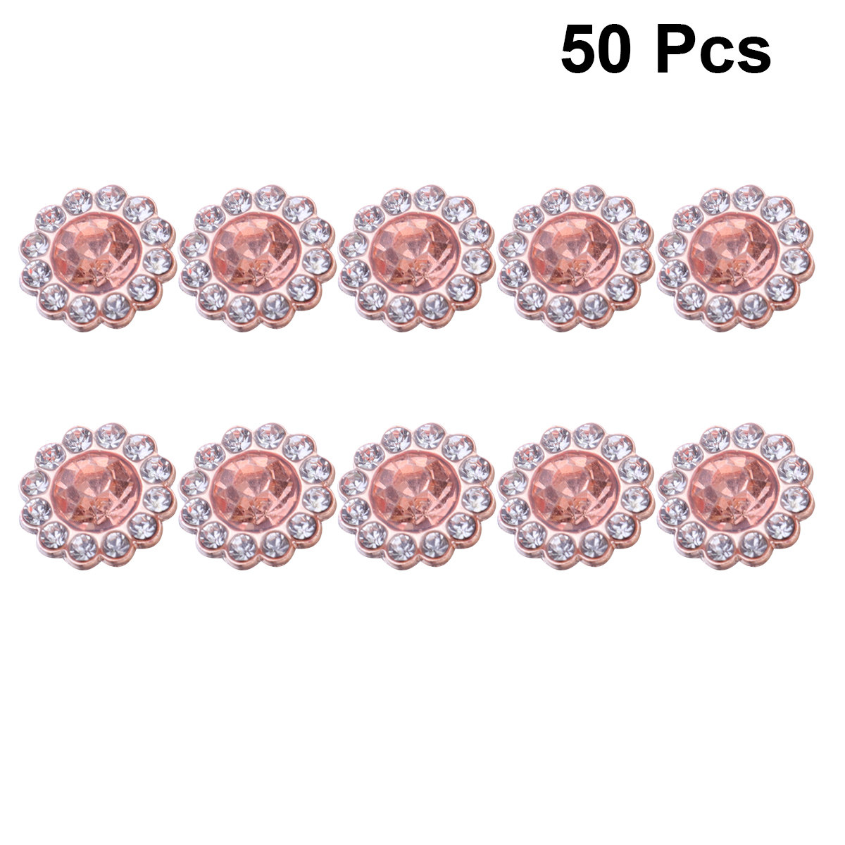 50Pcs Pearl Flower Accessory D - Embellishment Glue Craft ulasan dan harga