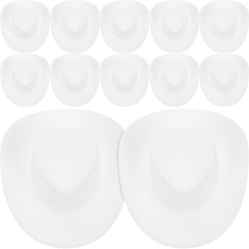 30Pcs Mini Cowboy Hats Decorat - Craft Embellishments ulasan dan harga