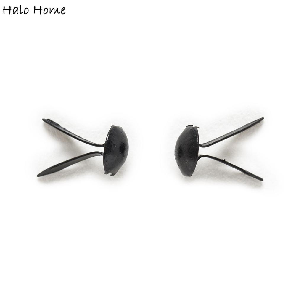 500 Pcs Black Round Brads Scra - Embellishments For Scrapbooking ulasan dan harga