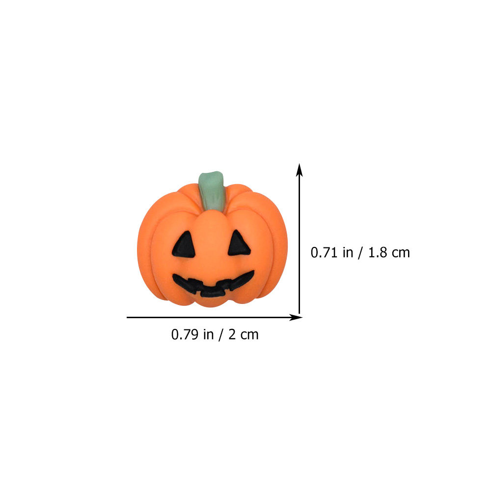 20Pcs Halloween Pumpkin Resin  - Embellishments For Scrapbooking ulasan dan harga