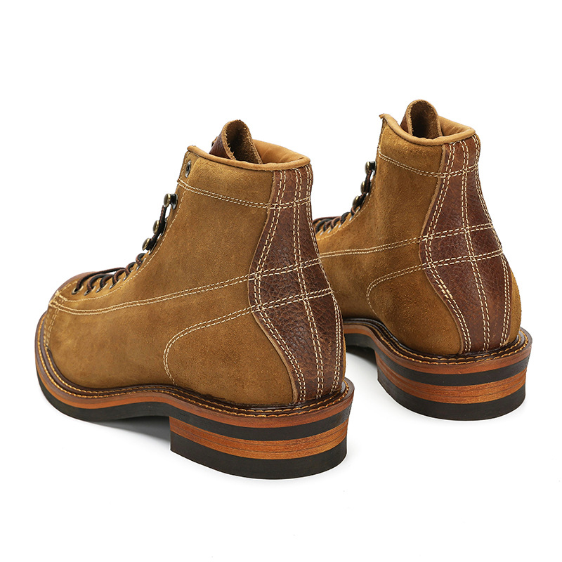Vintage Men's Genuine Leather  - Guipure Lace Panel ulasan dan harga