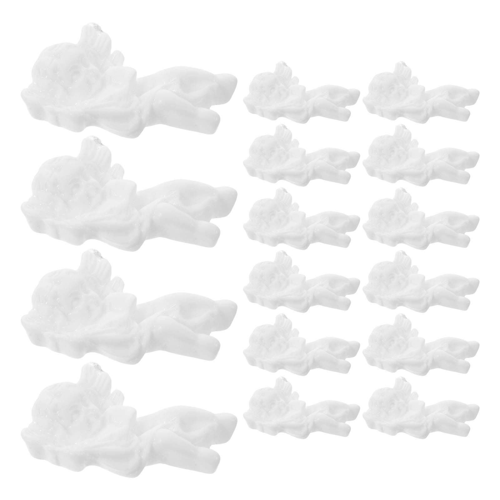 100Pcs Resin Angel Miniatures  - Christmas Craft Embellishment ulasan dan harga