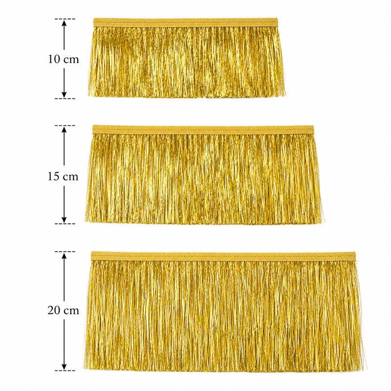 5/10M 10/15/20cm Sequin Tassel - Fringe Ribbon Sewing ulasan dan harga
